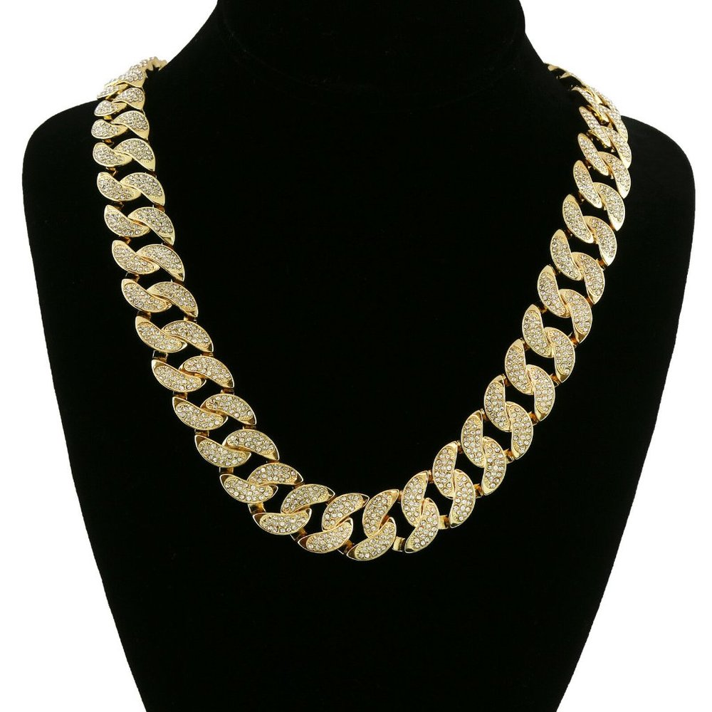 14k Gold 18mm 24" Cuban Chain